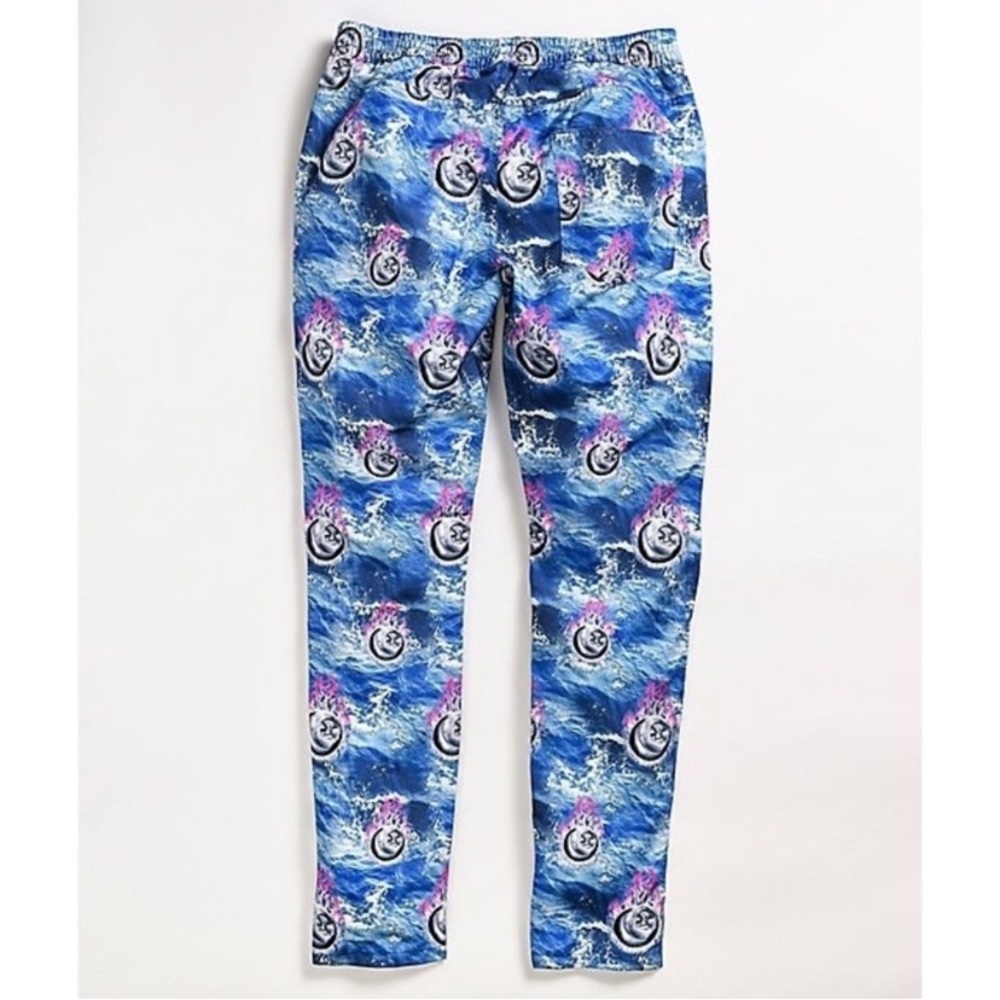 💥PINK + DOLPHIN CHROME 8BALL PULL-ON PANT💥